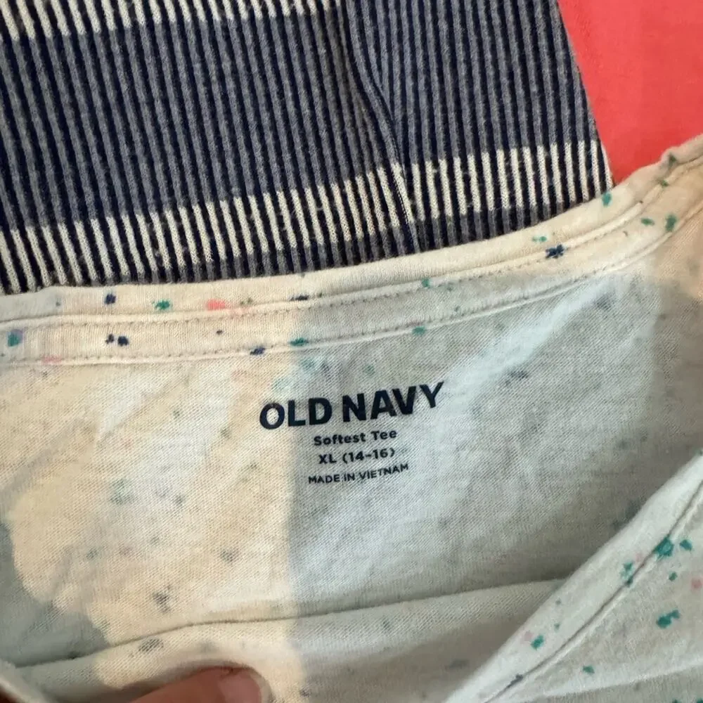 Old Navy Girl's Tank Tops and T-shirt Size XL / 14